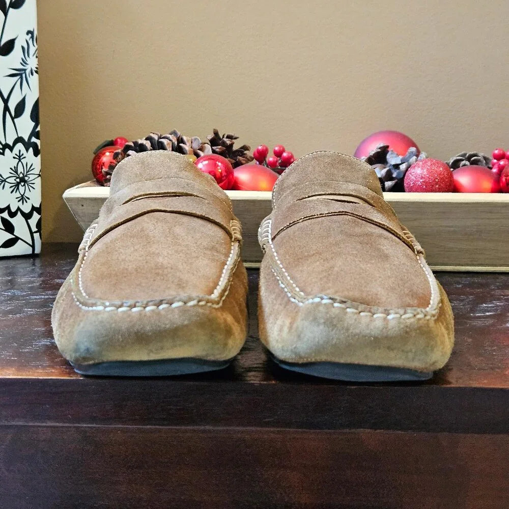 To Boot New York Men's Suede Loafers, Brown, Sz 12   Made in Italy - Picture 4 of 16